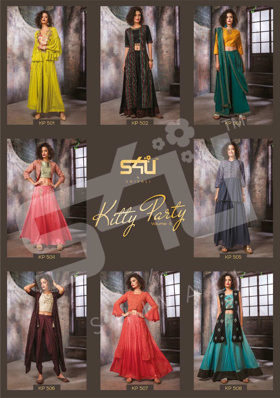 S4u Kitty Party Vol 5 Festive Wear Fashionable Kurtis Collection S4u Kitty Party Vol 5 Festive Wear Fashionable Kurtis Collection